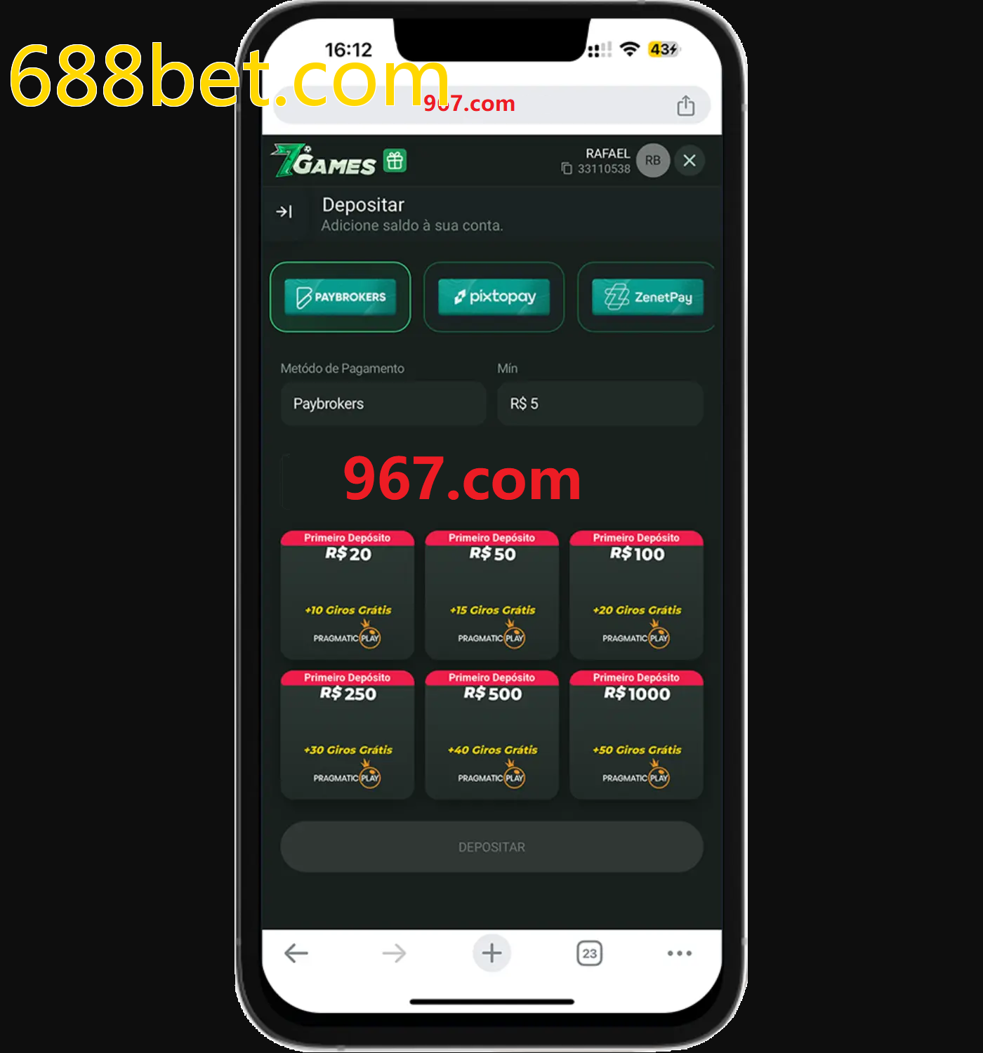 Baixe o aplicativo 688bet.com para jogar a qualquer momento