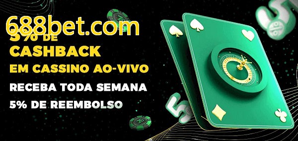 Promoções do cassino ao Vivo 688bet.com